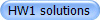 HW1 solutions
